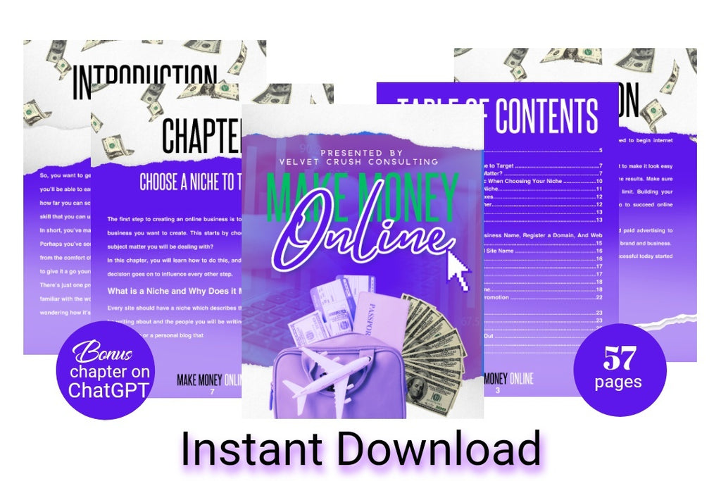 Make Money Online E-Book (digital file)