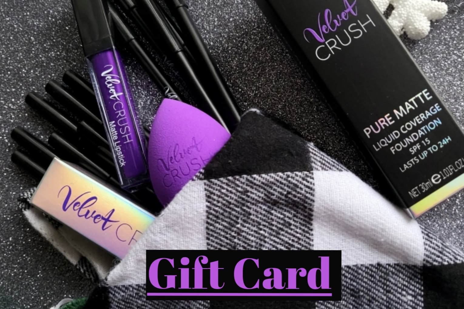 Velvet Crush Beauty Gift Cards