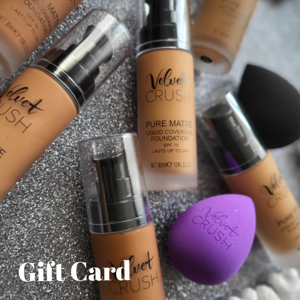 Velvet Crush Beauty Gift Cards